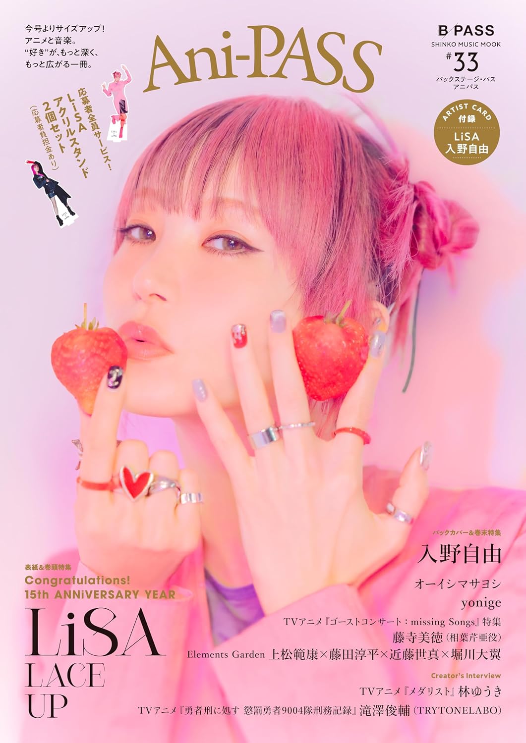 Ani-PASS No.33 anime music magazine cover