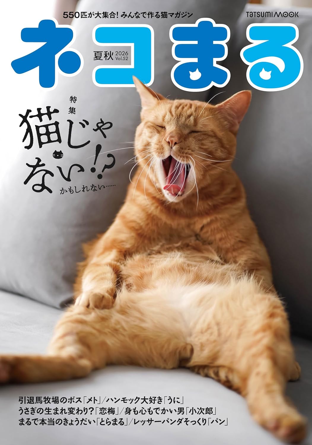 Nekomaru Summer Autumn 2026 cat magazine cover