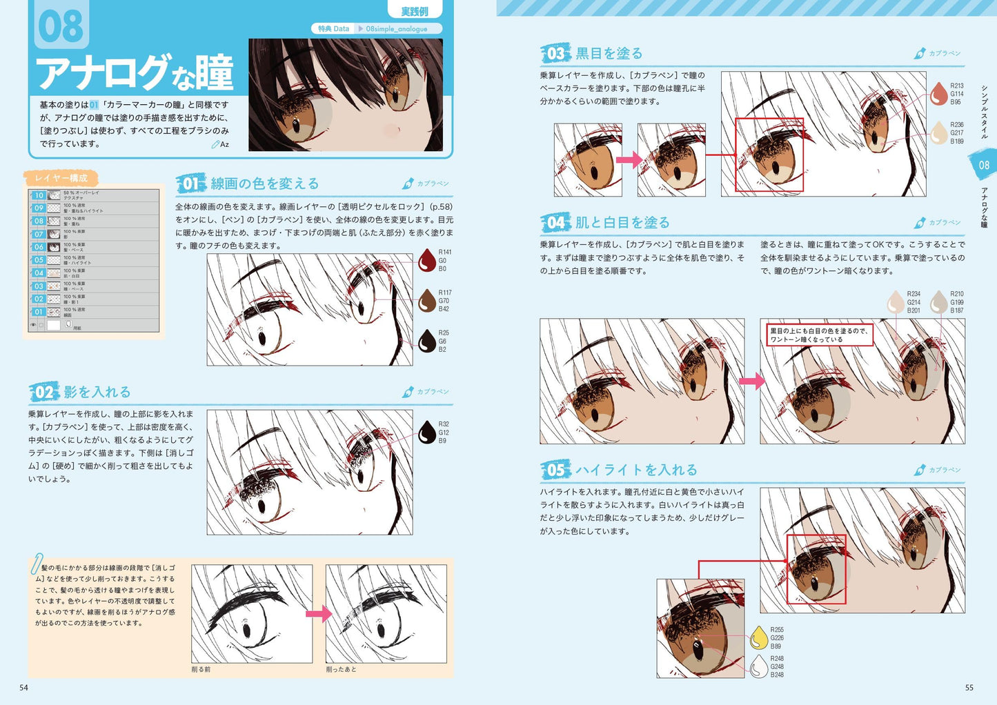 How To Draw Eyes Encyclopedia for Digital Illustrations