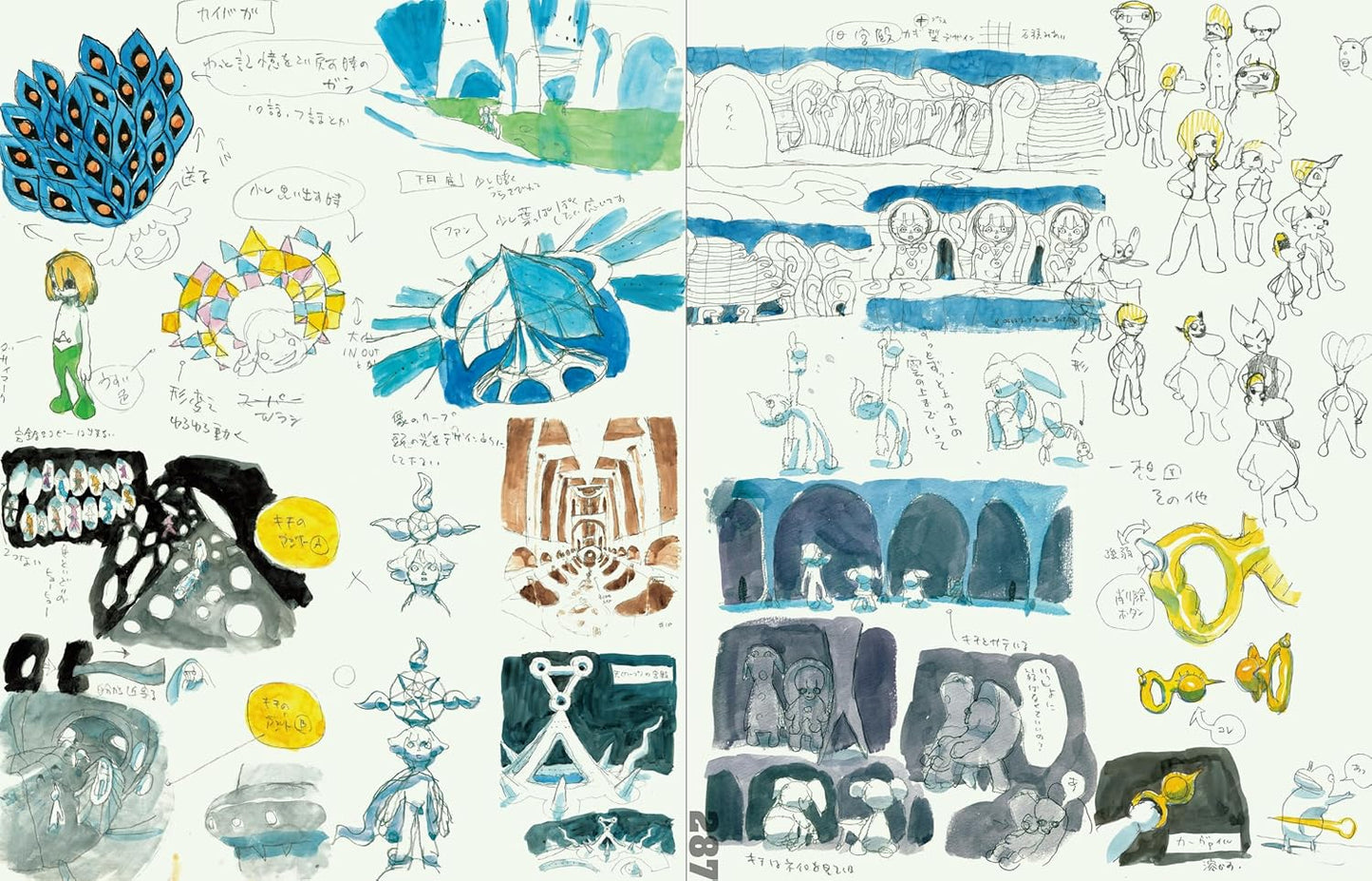 Masaaki Yuasa Sketchbook for Animation Projects