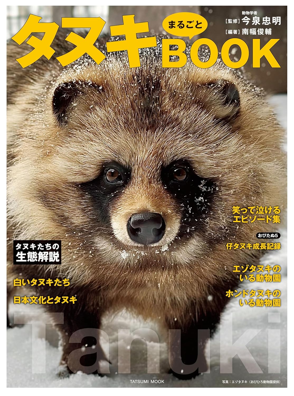 Tanuki Marugoto Book raccoon dog guide cover
