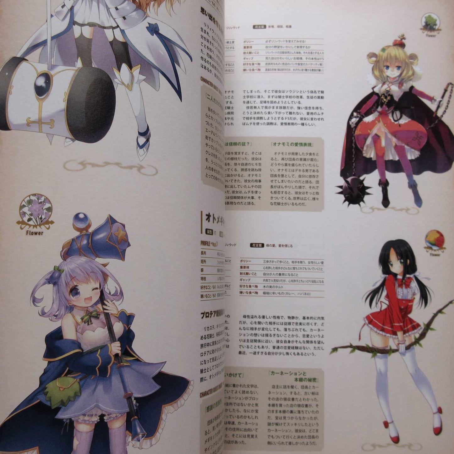 Flower Knight Girl World and Character Guide