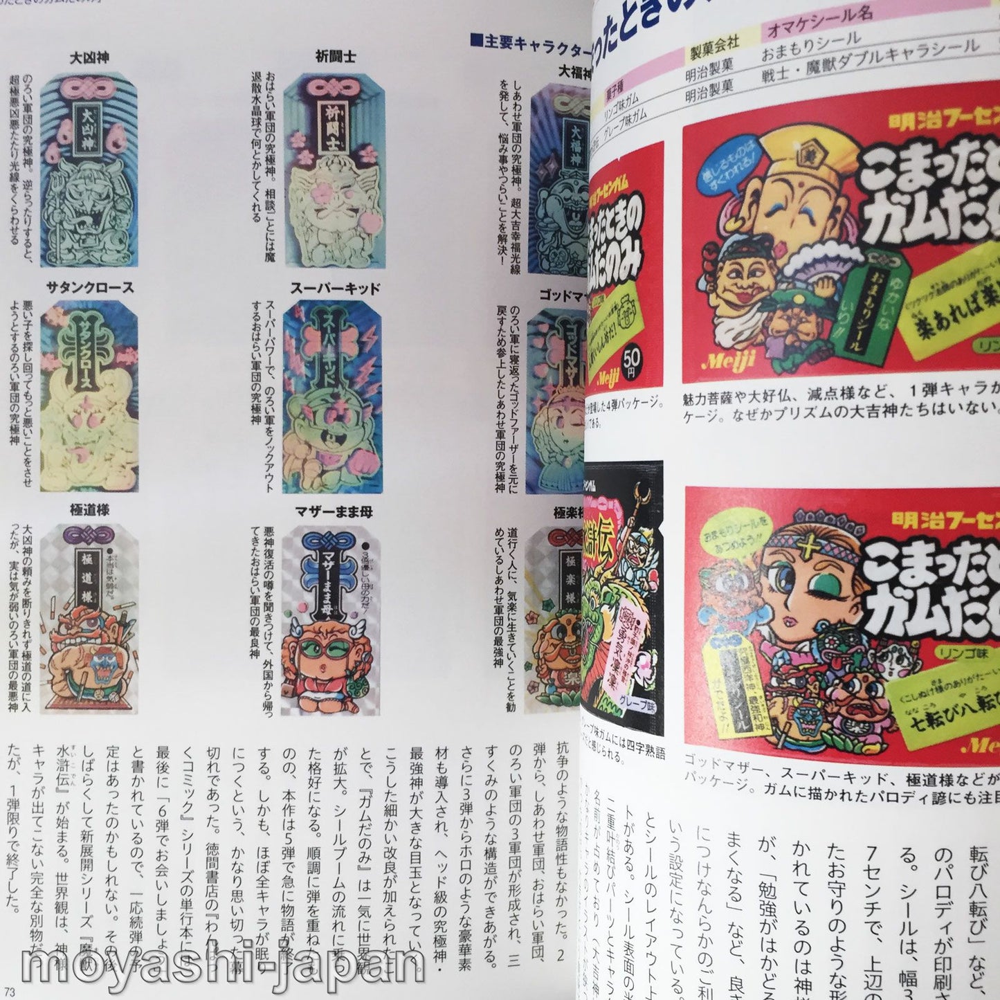 80s Omake Sticker Encyclopedia