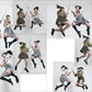 Real Action Pose Collection 06 Falling/Floating/Gravity Action