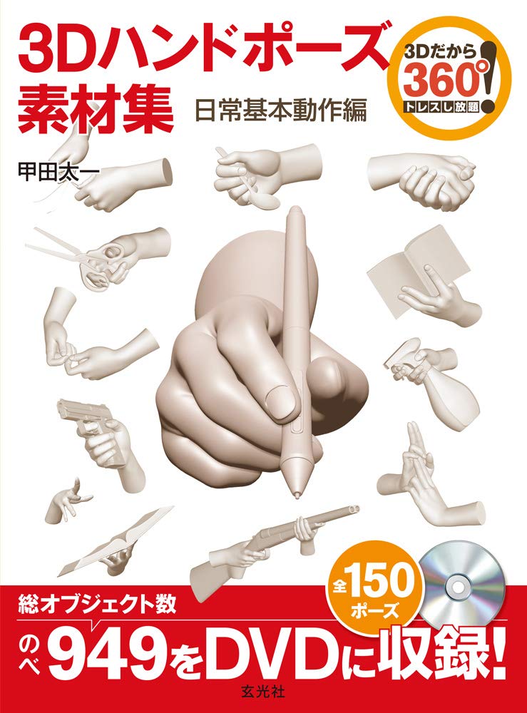3D Hand Pose Material Collection Daily Basic Actions