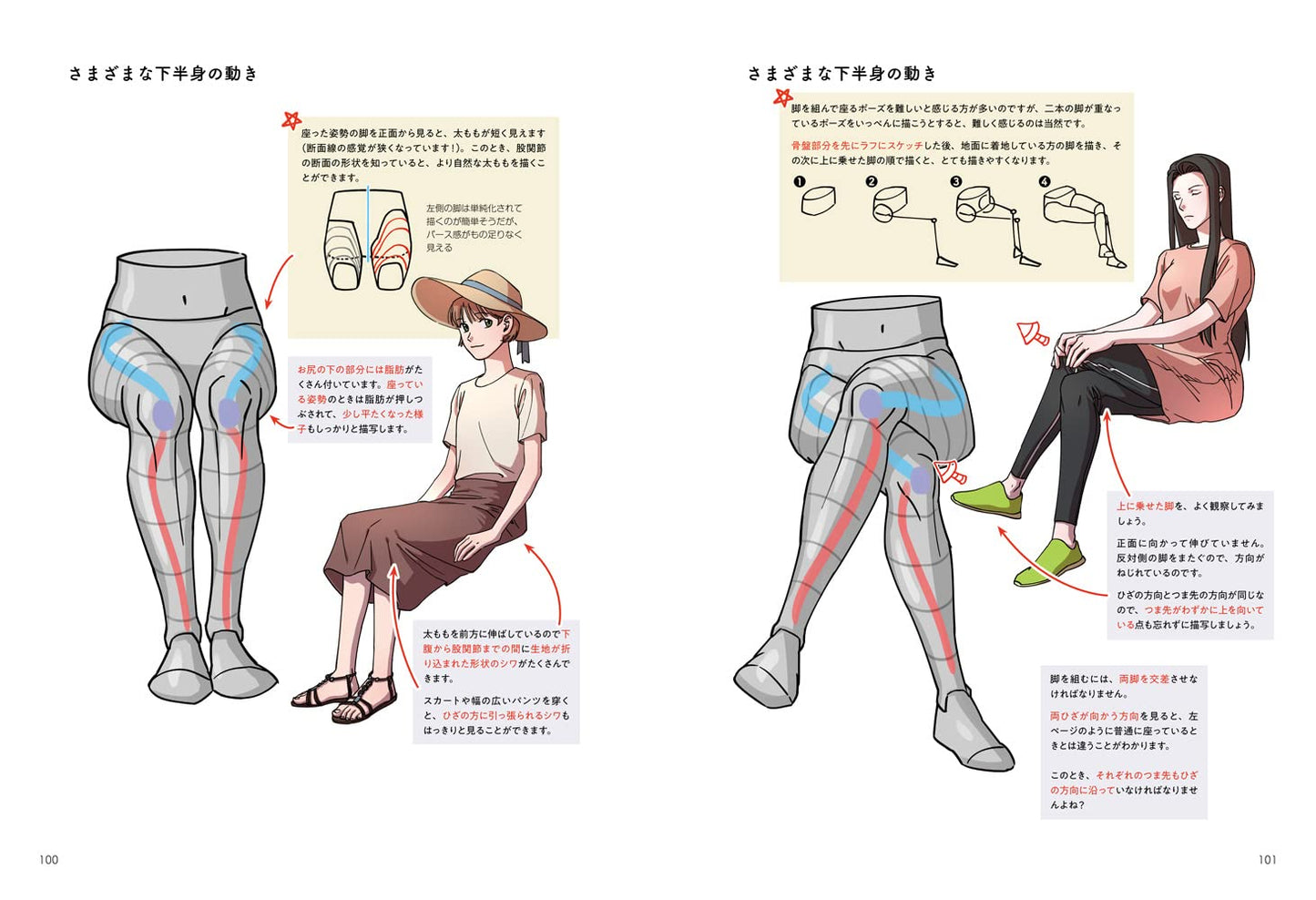 Character Illustration Key Points Summary Notebook