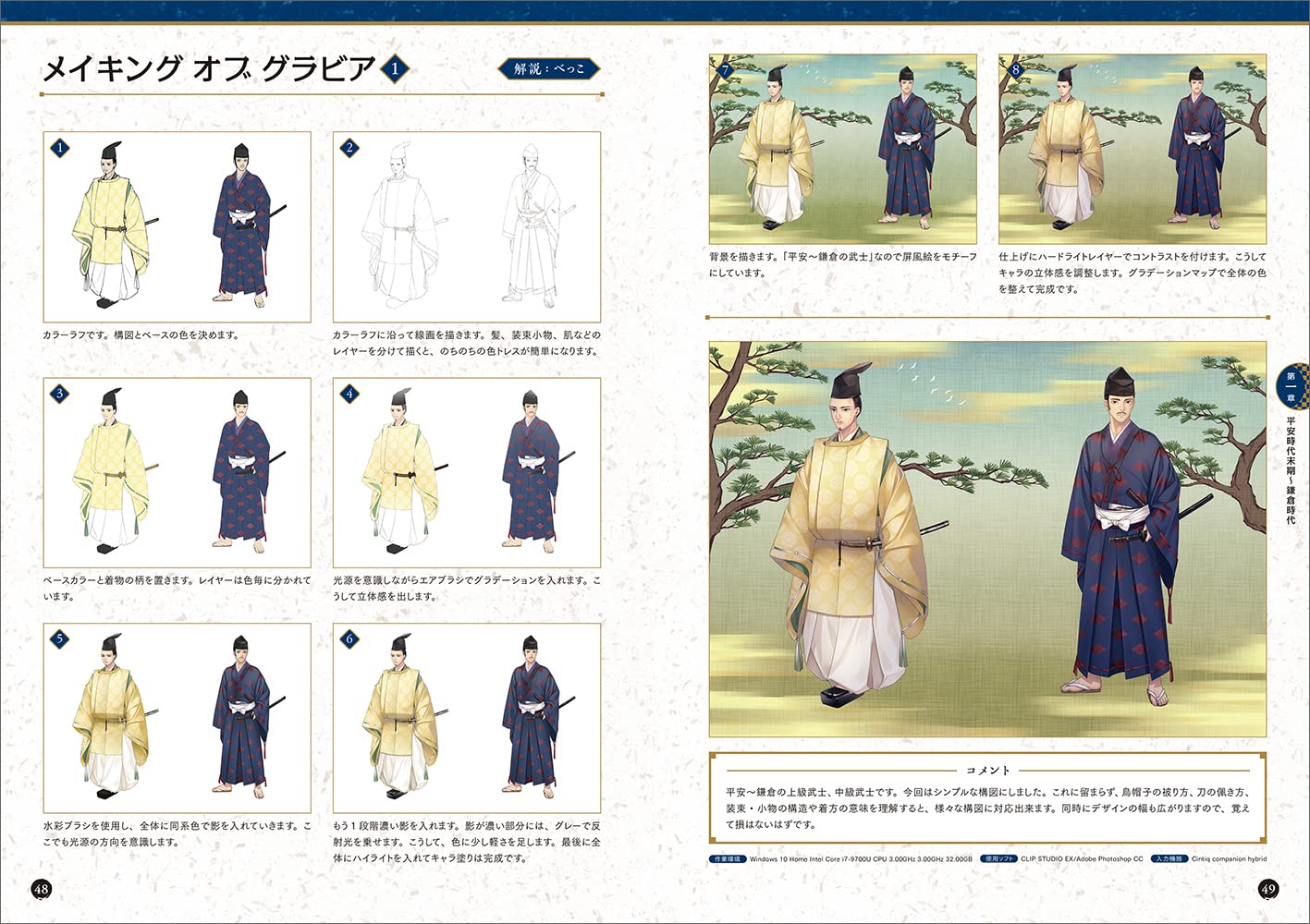 Illustrated Samurai Costume