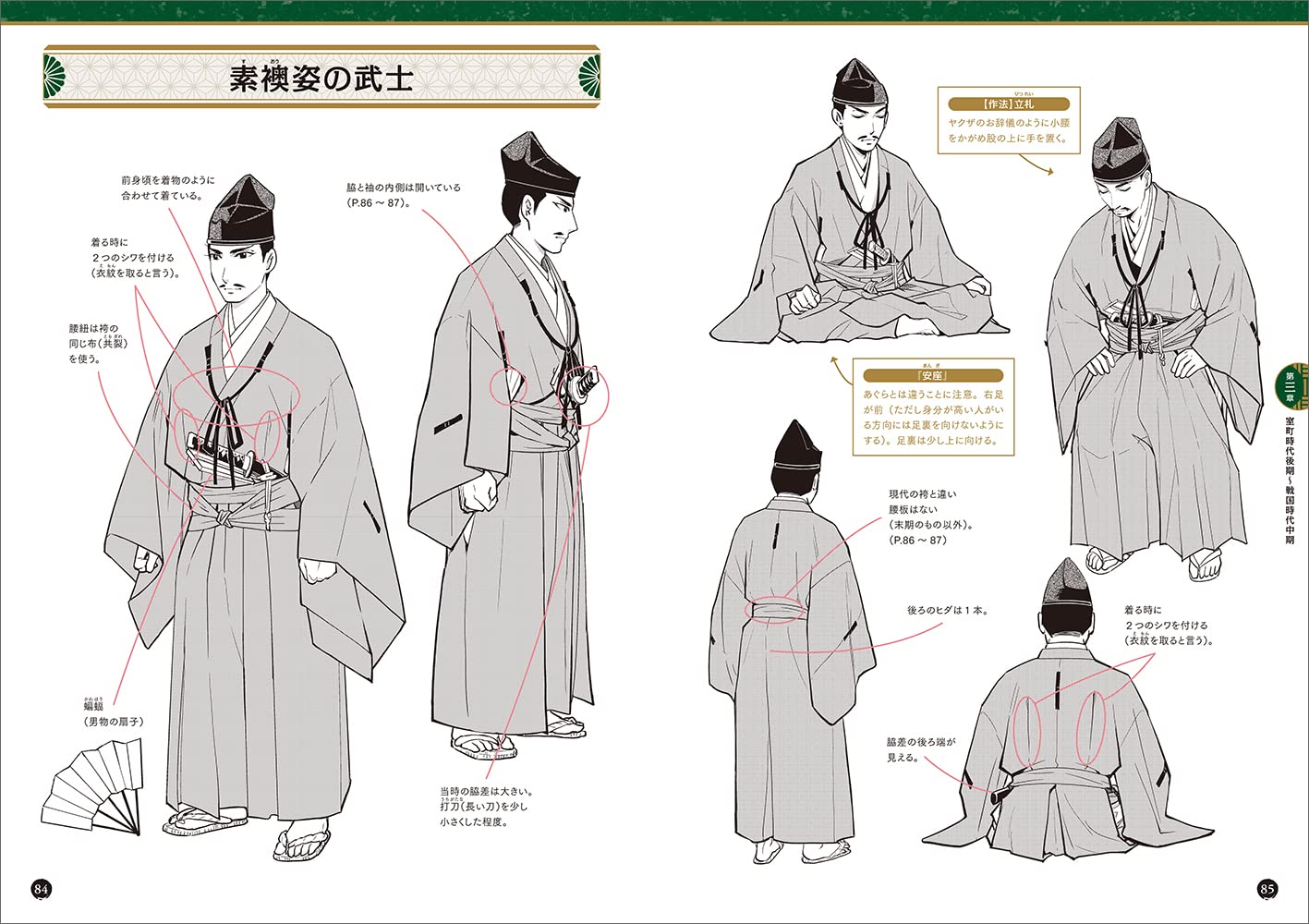 Samurai Robe Direction Illustrated Samurai Costume – MOYASHI JAPAN BOOKS