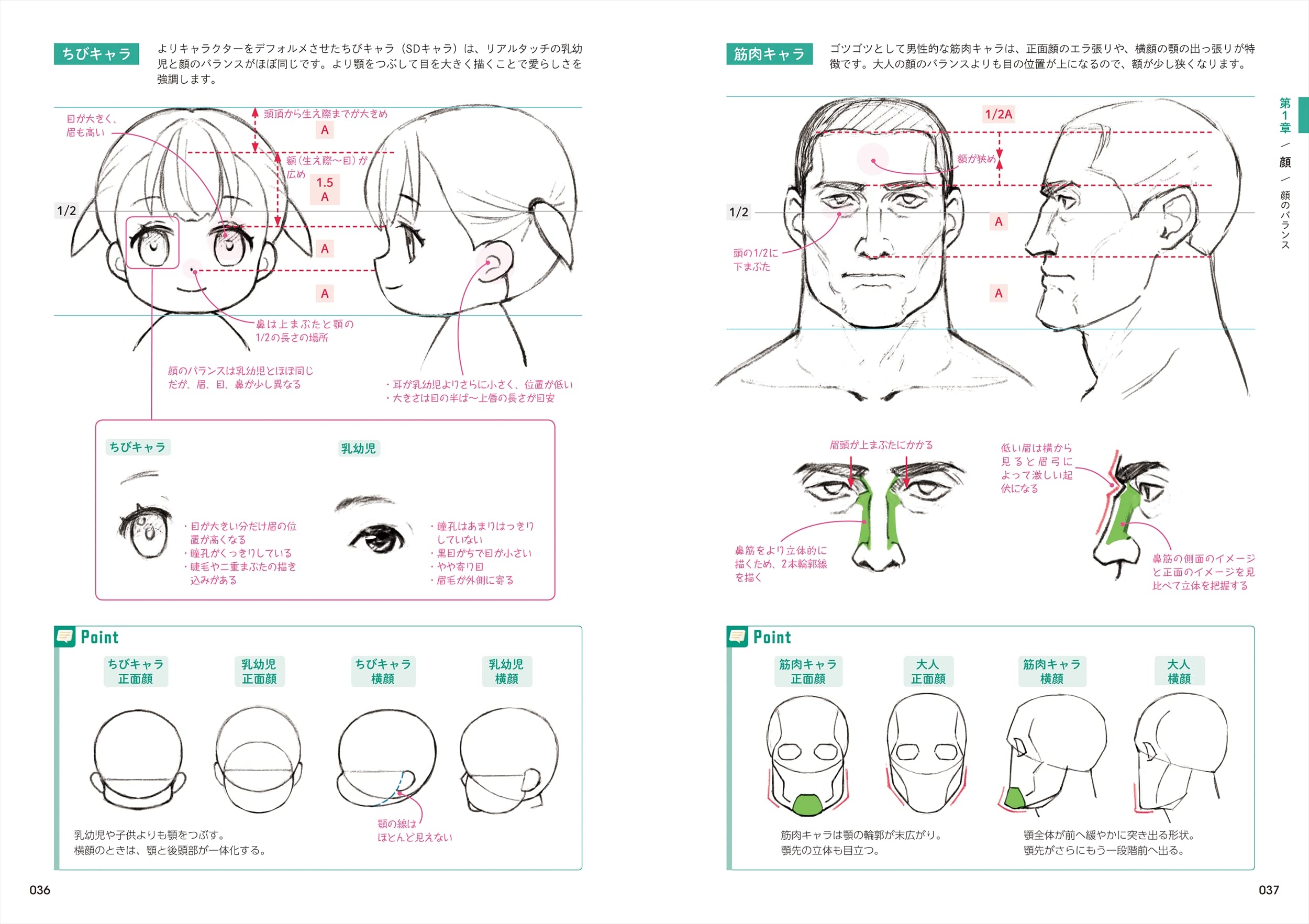 How to Draw Face with Anime Anatomy(from Youtube) by airbax on DeviantArt