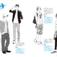 Manga Character Clothing Catalog for Boys