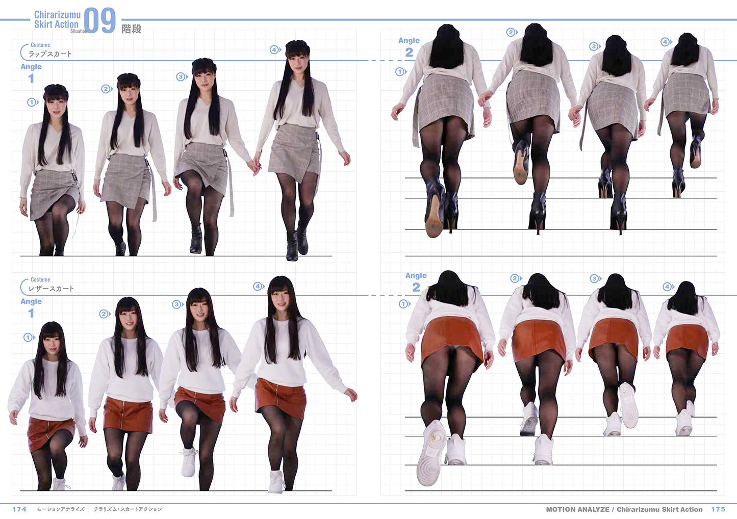 Pose Pose Motion Analysis Chiralism Skirt Action