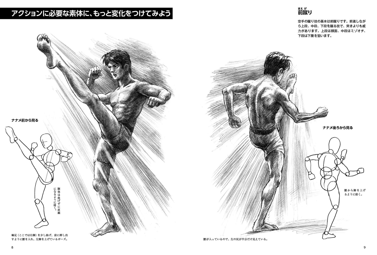 Dynamic Super Drawing, Action/Karate