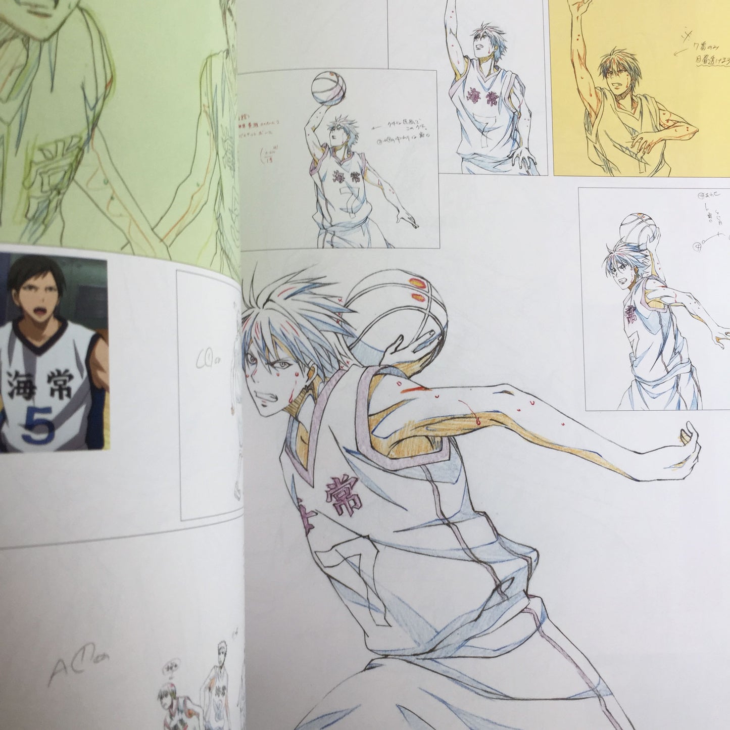 Kuroko's Basketball Genga Collection TV Animation Illustration Works