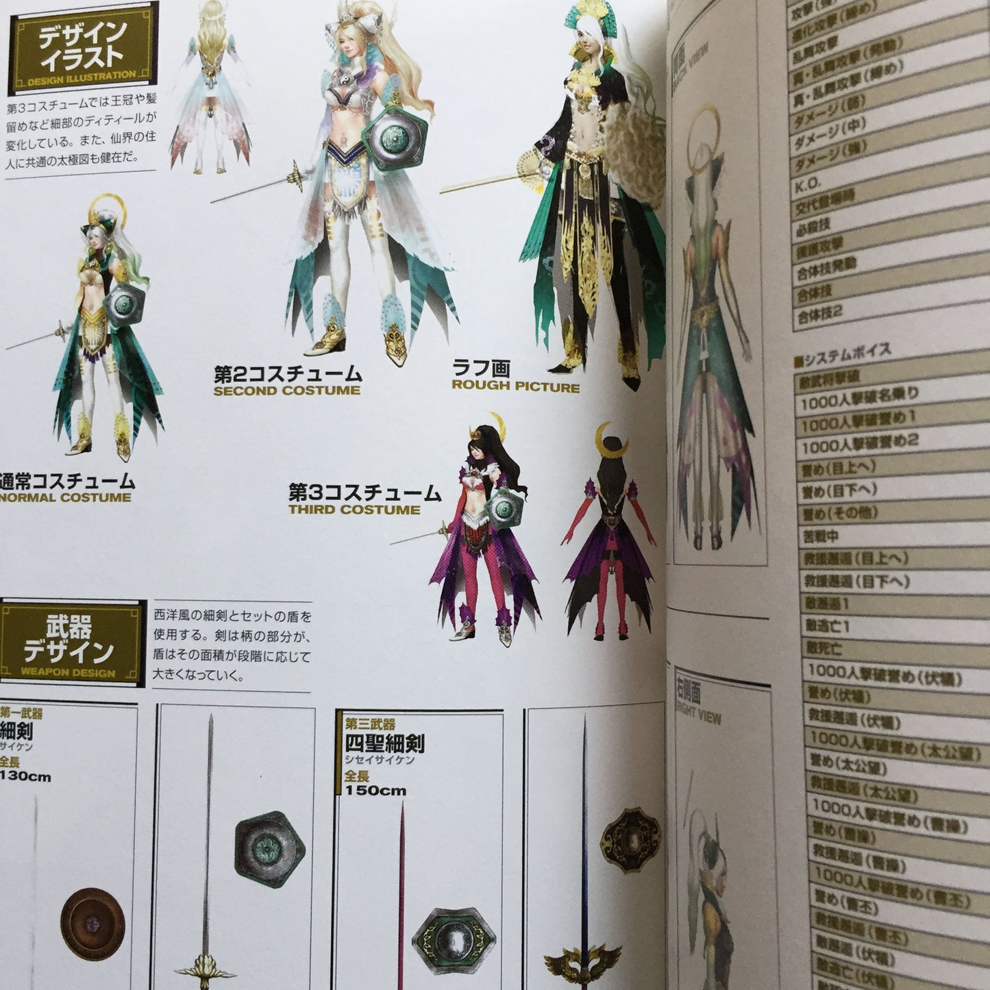 MUSOU OROCHI MAOUSAIRIN CHARACTER DATA BOOK