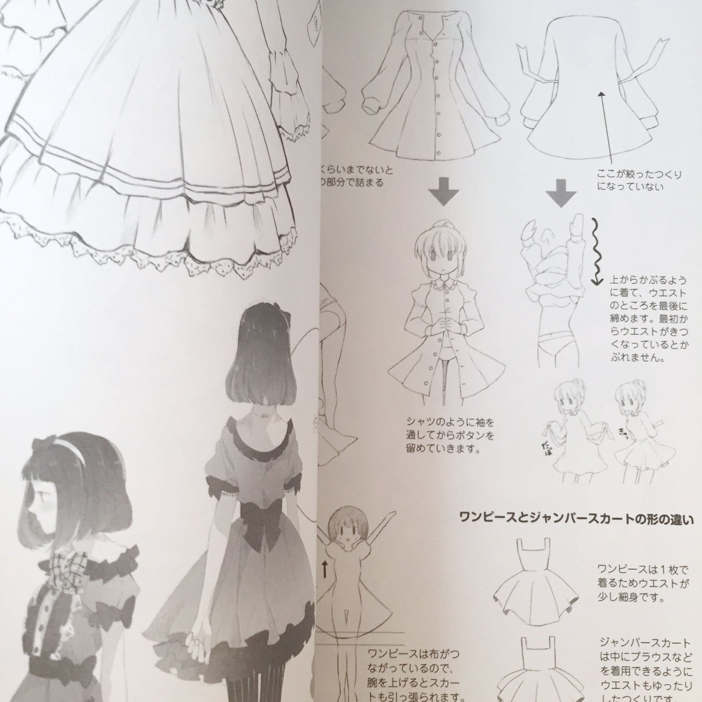 How To Draw Moe Lolita Fashion, From basic body to costume