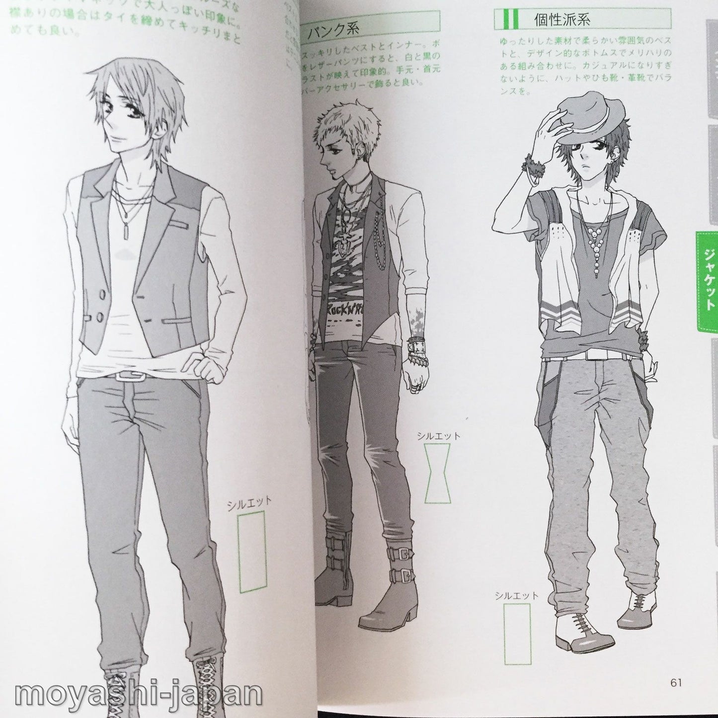 Manga Character Clothing Materials <Men's casual >